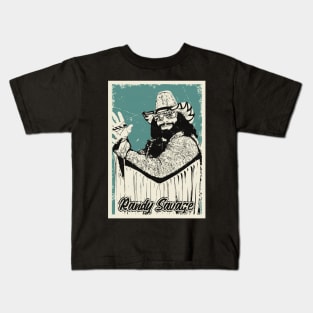 Vintage Randy Savage // Macho Man Kids T-Shirt